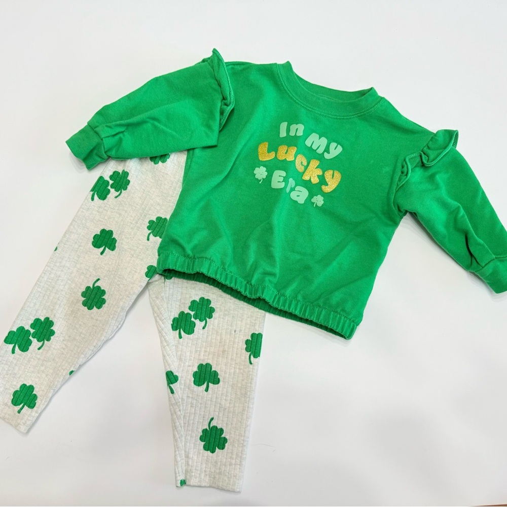 Carter’s In My Lucky Era St. Patrick’s Day Outfit